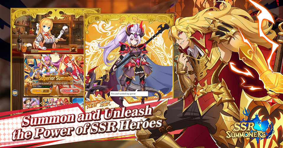 Summon and Unleash the Power of SSR Heroes